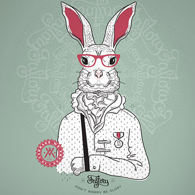 Постеры и принты - Денежный кролик - Bucks Bunny